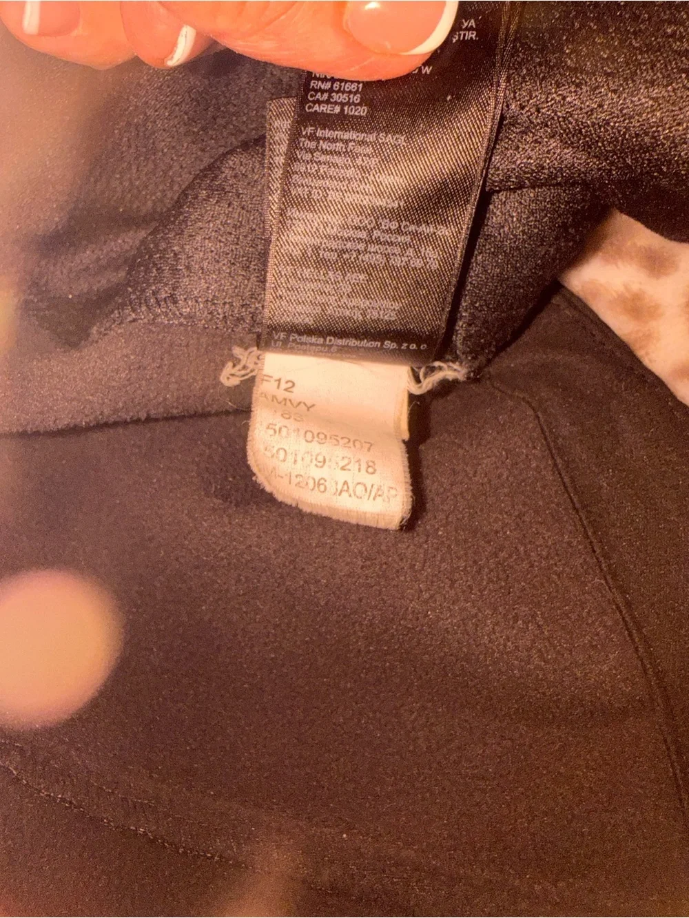 The North Face Black Full-Zip Softshell Jacket